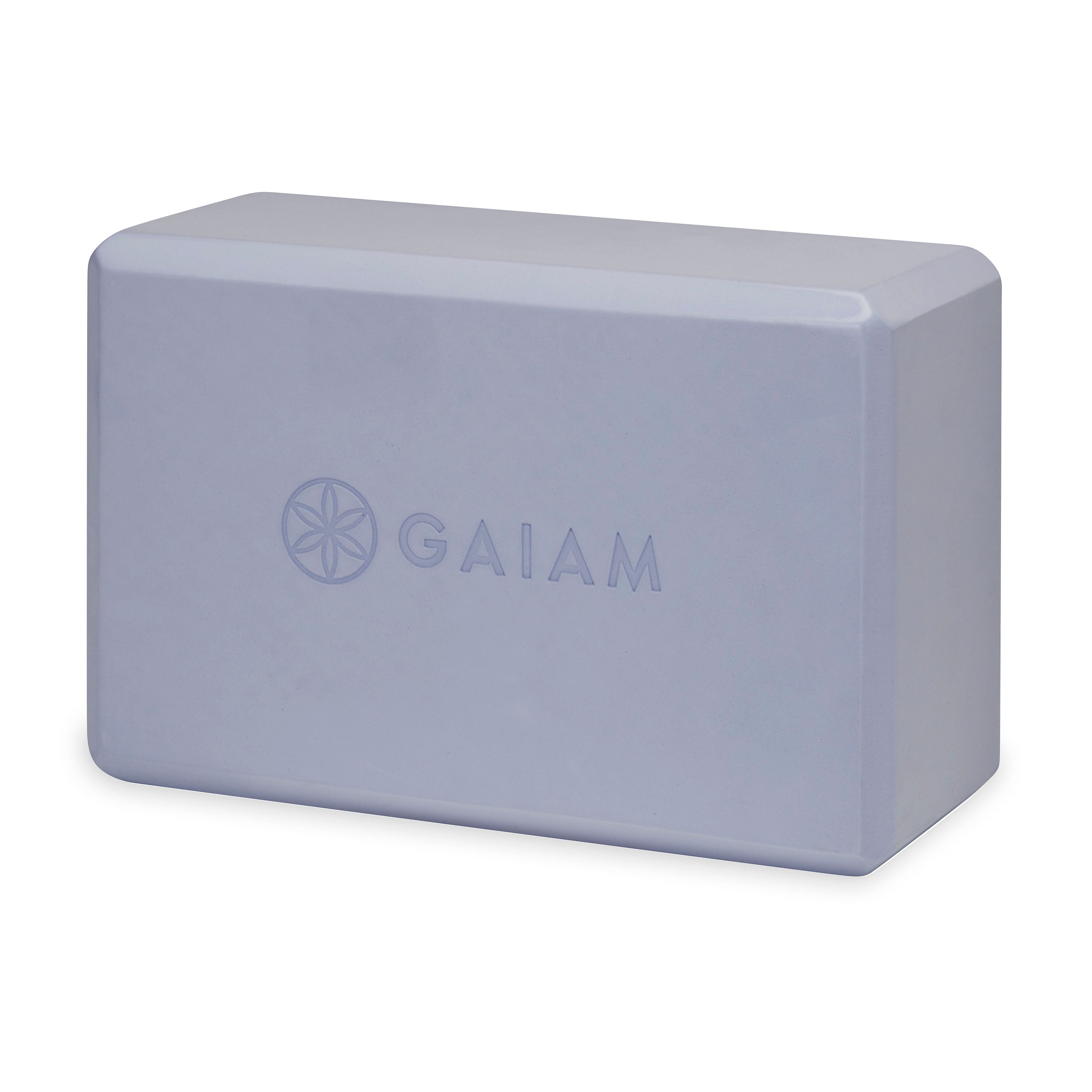 Gaiam Yoga Essentials Block Wild Lilac front angle